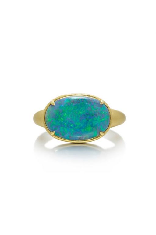 18k Gold Opal Ring