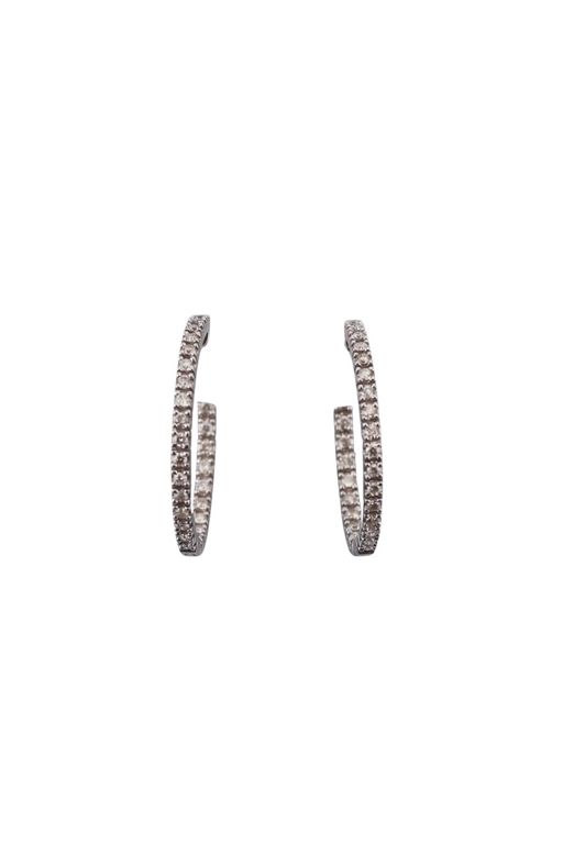 Pair of 14k Gold Diamond Earrings