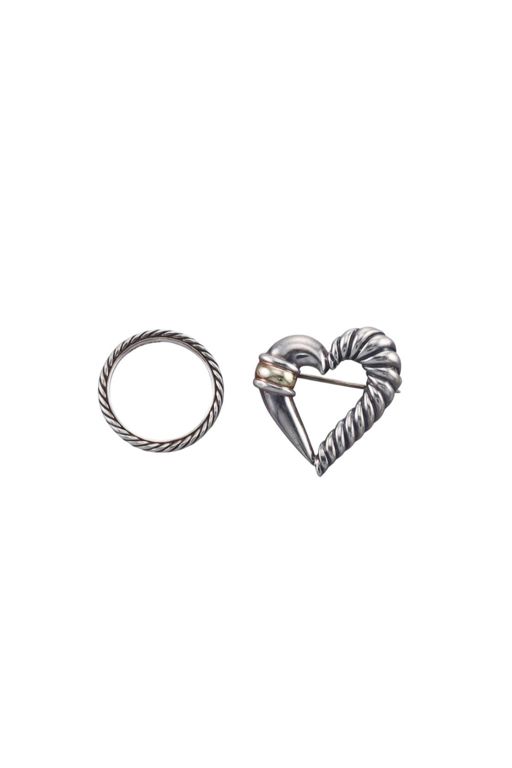 14k Gold and Sterling Silver Jewelry Set