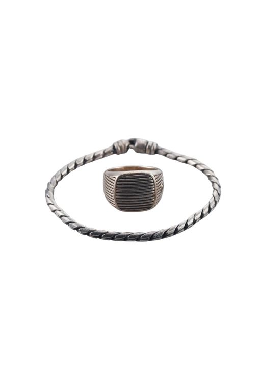 Sterling Silver Ring and Bracelet