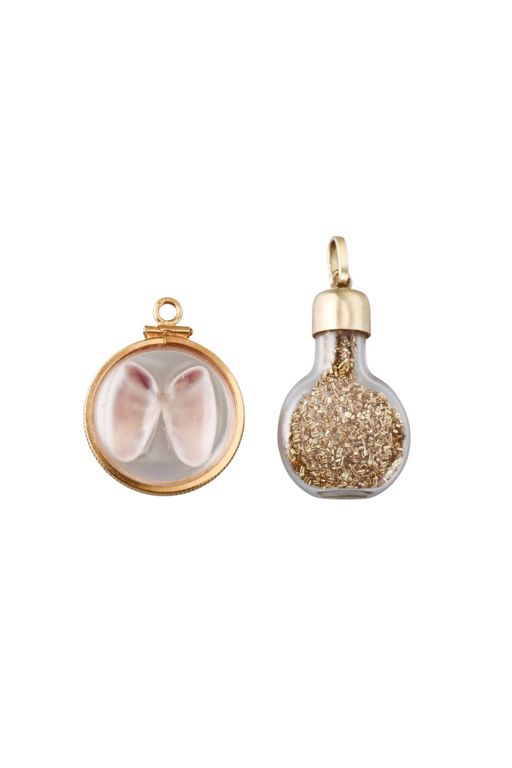 Two 14k Gold Pendants