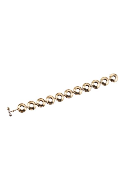 18k Gold and Sterling Silver Bracelet