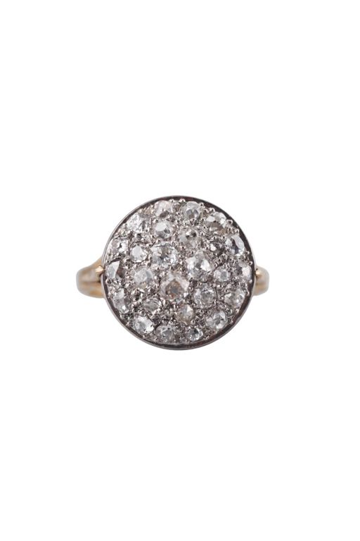 18k Gold Platinum Diamond Ring