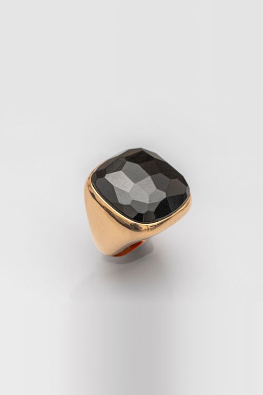 18k Rose Gold Onyx Ring