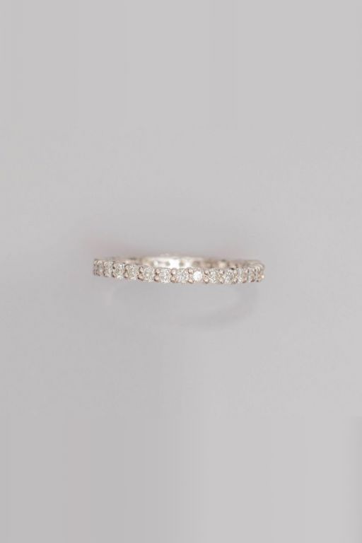 18k White Gold Diamond Eternity Ring