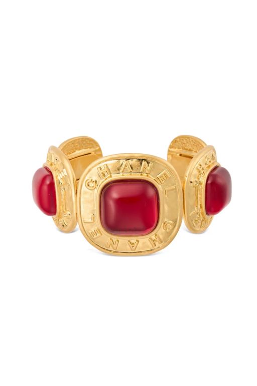 Gold-Tone Metal Gripoix Bracelet