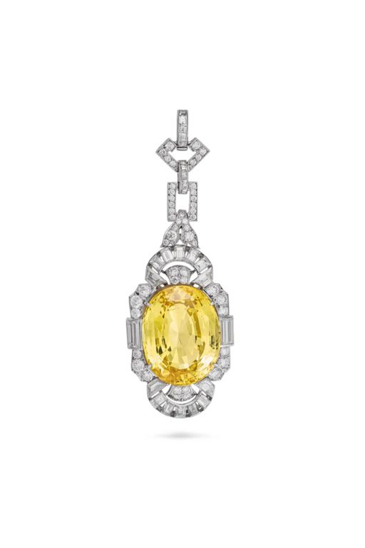 Sapphire and Diamond Pendant