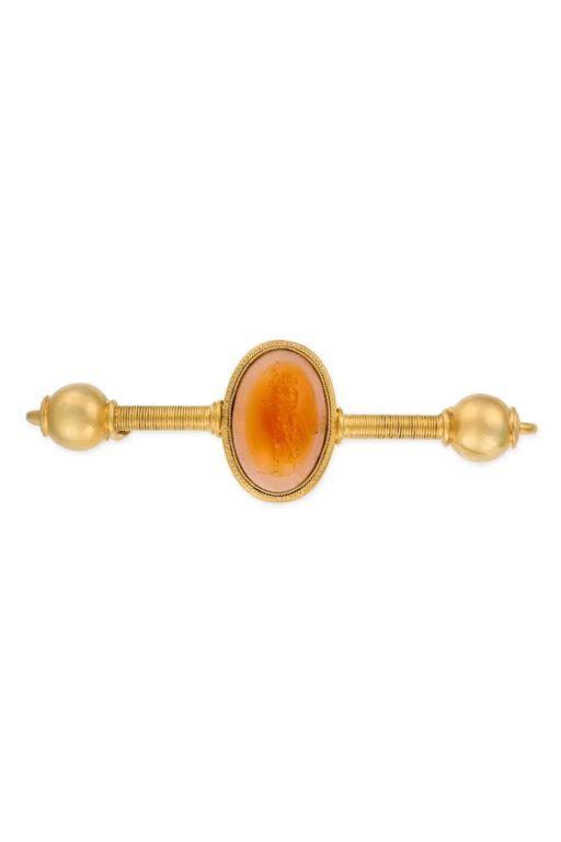 Carnelian Brooch
