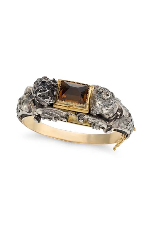 Gold and Silver Citrine Bracelet