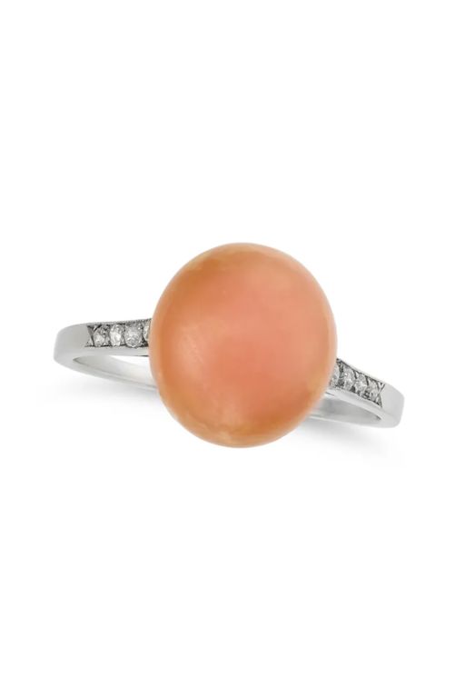 Pearl and Diamond Ring