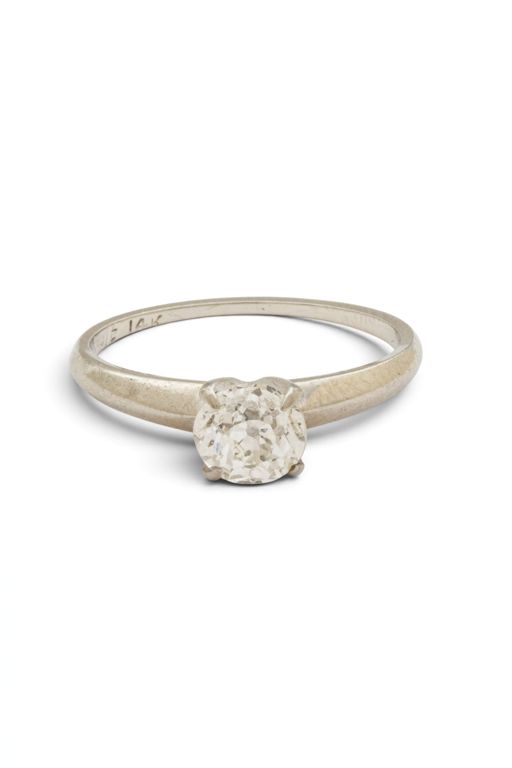 14k White Gold Diamond Ring