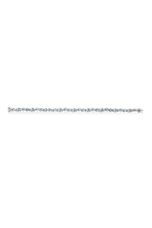 Aquamarine and Diamond Bracelet