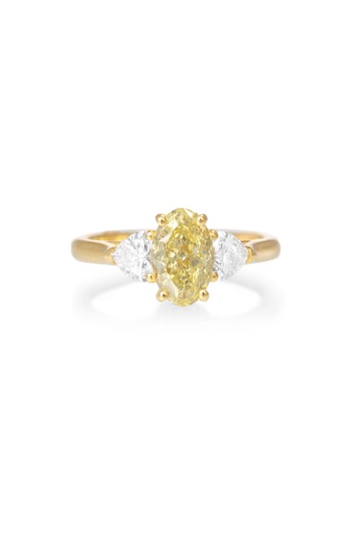 18k Yellow Gold Diamond Ring