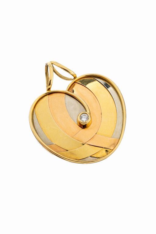 18k Gold Diamond Pendant
