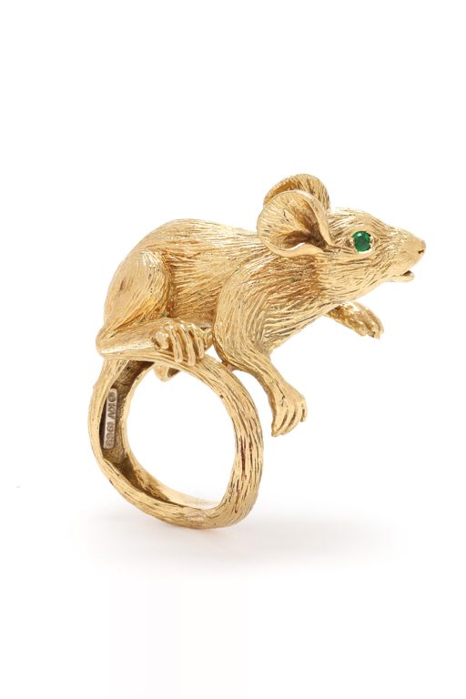 18k Gold Emerald Ring