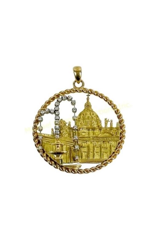 18k Gold Diamond Pendant