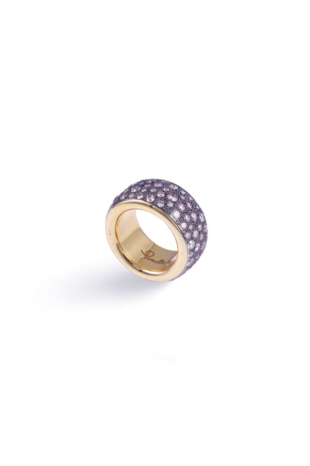 18k Gold Brown Diamond "Iconica" Ring