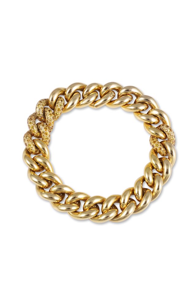 18k Gold Sapphire Bracelet
