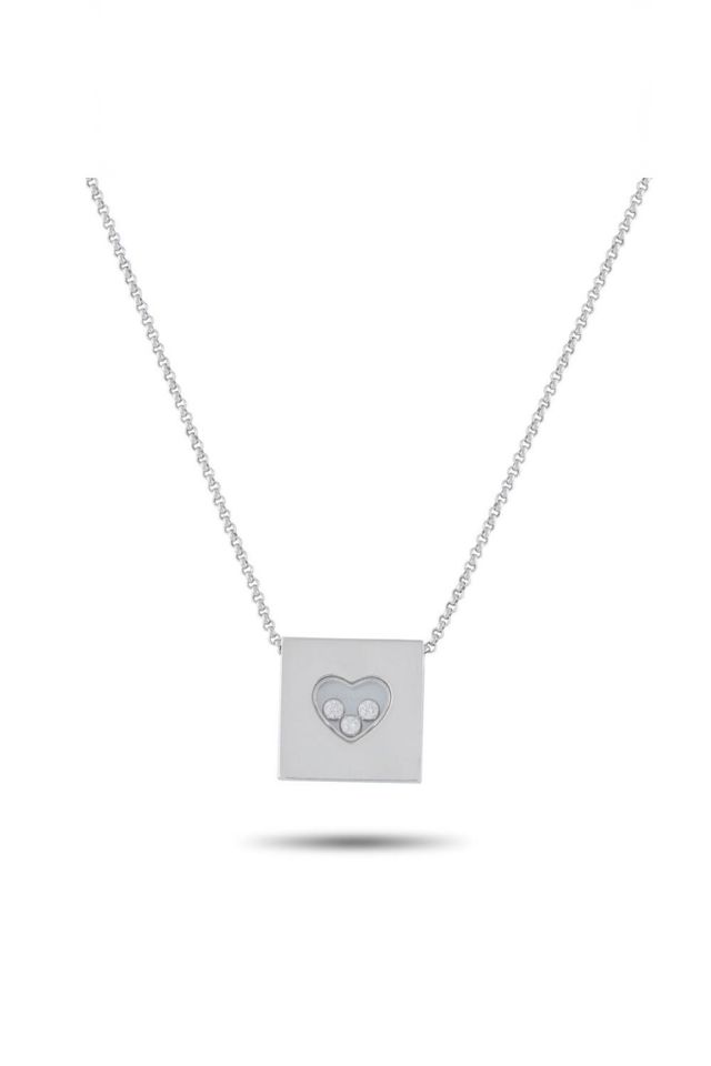 18k Gold Diamond Pendant Necklace