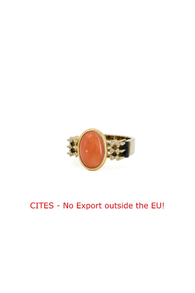 18k Yellow and White Gold Multi-Gem Ring