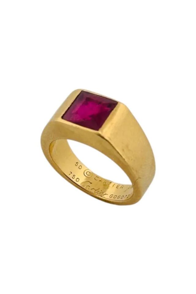18k Gold Tourmaline Ring