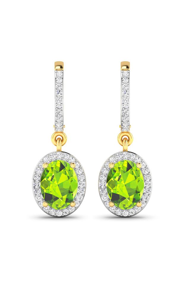 14k Gold Multi-Gem Earrings