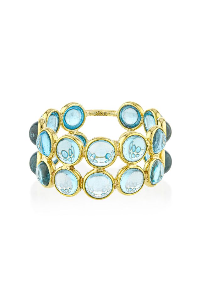 18k Gold Topaz Ring