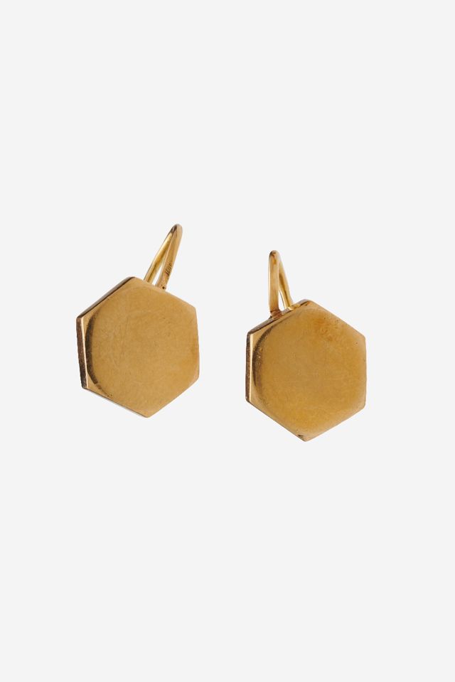 18k Yellow Gold Clip Earrings