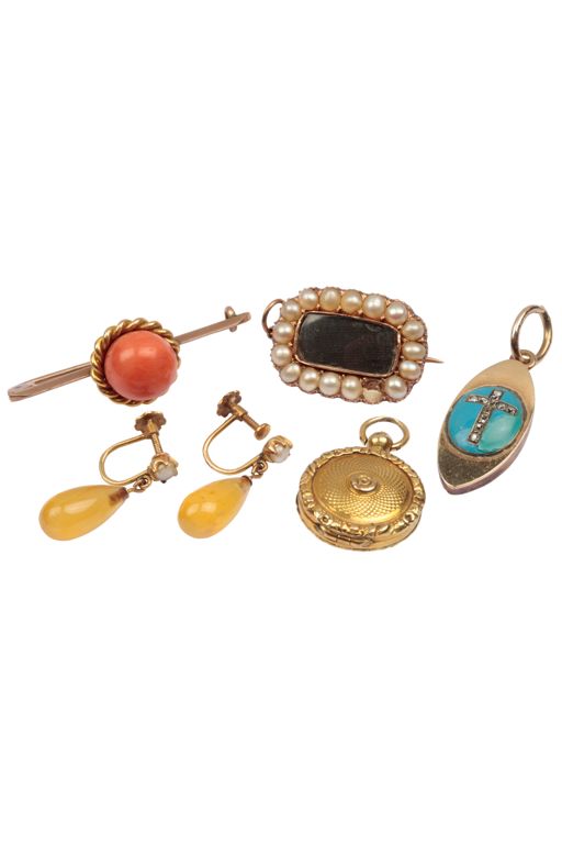 Gold Multi-Gem Jewelry Set