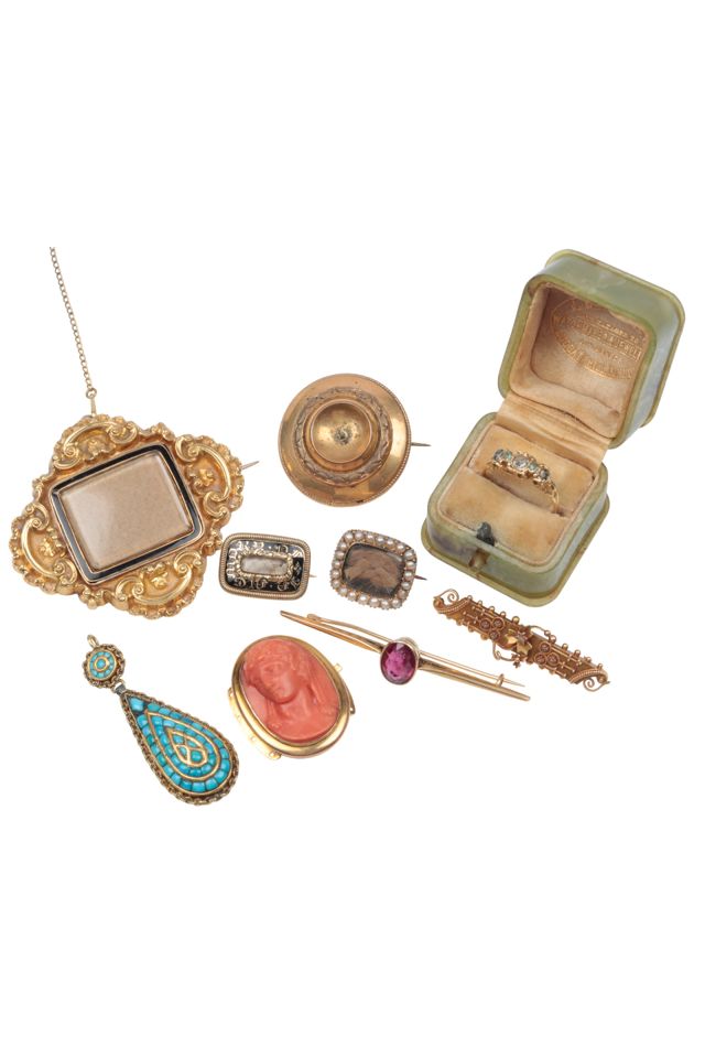 Gold Multi-Gem Jewelry Set