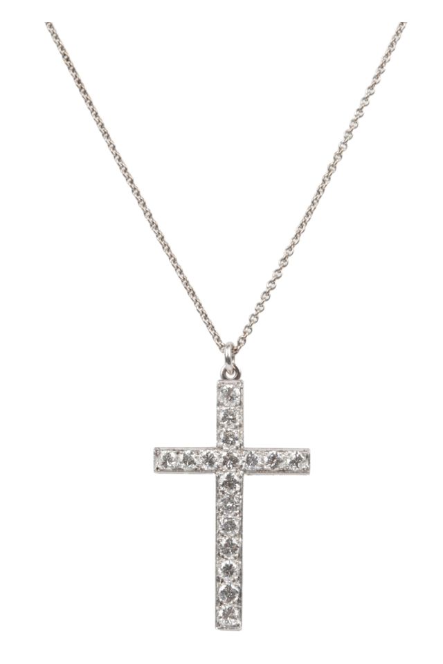 Platinum Diamond Pendant Necklace