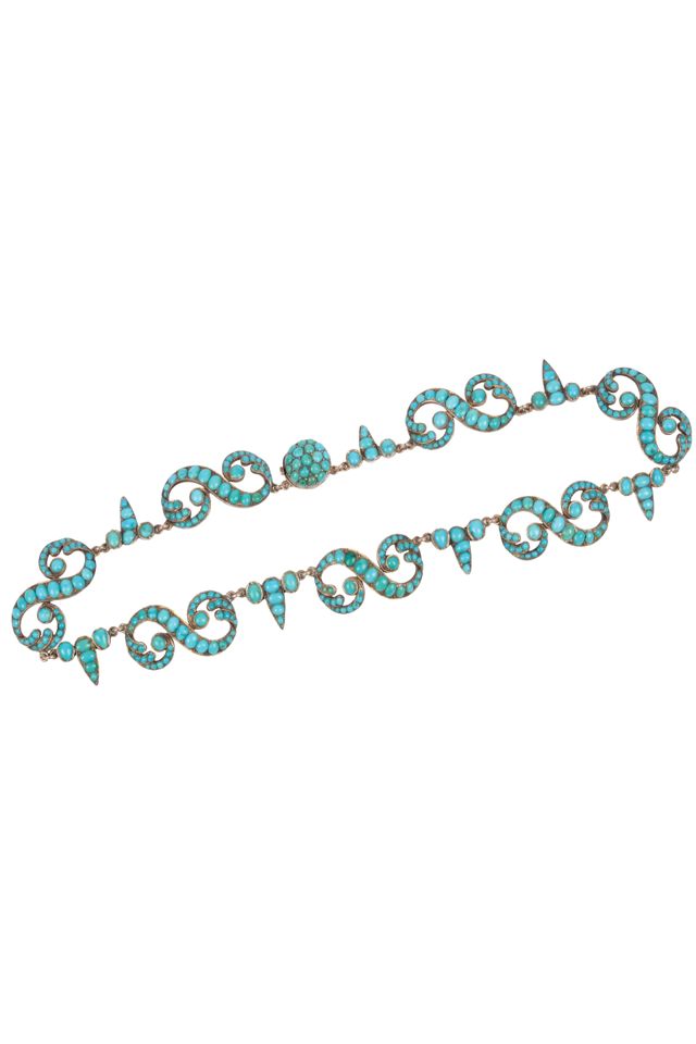 Gold Turquoise Necklace