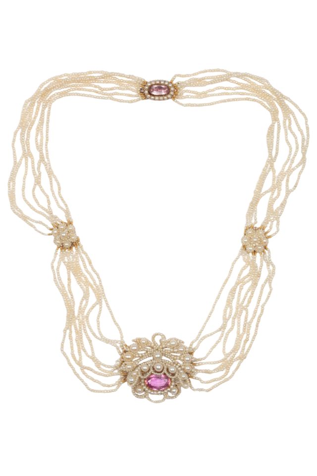 Pearl and Topaz Necklace