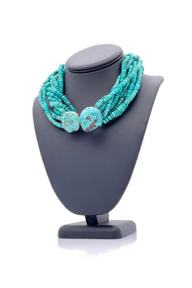 Sterling Silver Turquoise Necklace