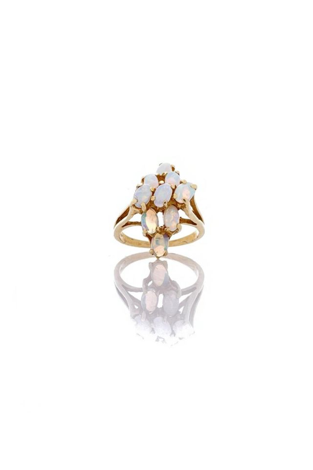 14k Gold Opal Ring