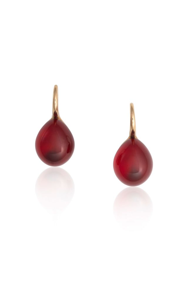 375 Gold and 9k Gold Gemstone Earrings