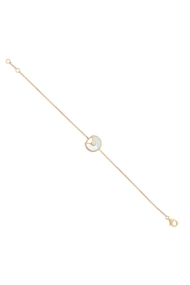 18k Gold Mother of Pearl Bracelet