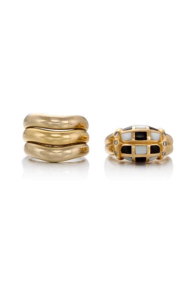 Two 14k Gold Rings