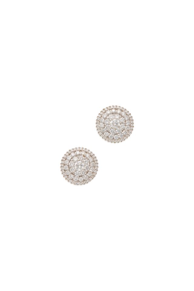 18k Gold Diamond Earrings
