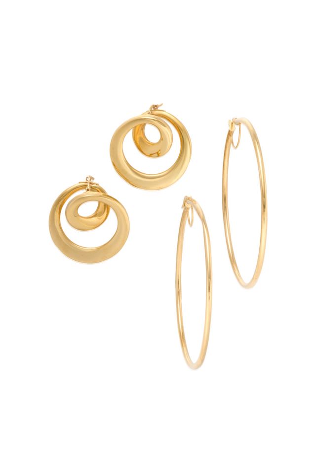 Gold Hoop Earrings