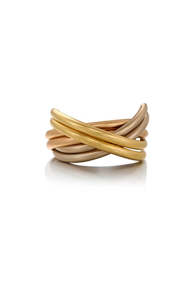18k Gold Rolling Ring