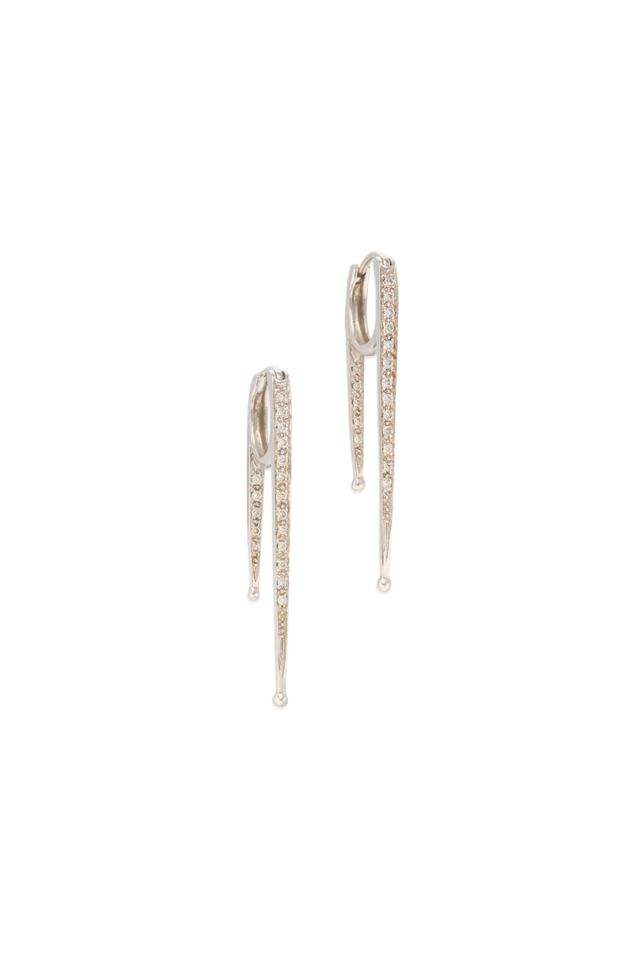 14k Gold Diamond Earrings