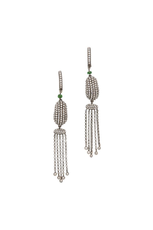 18k Gold Diamond Earrings