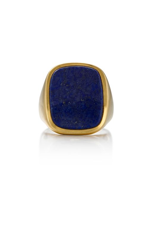18k Gold Lapis Lazuli Ring