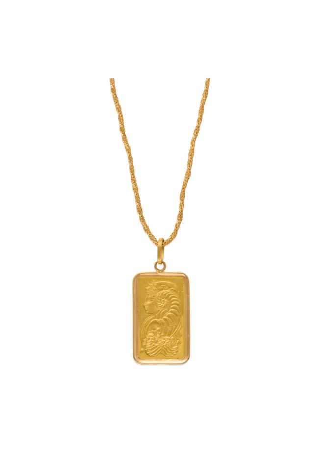 18k Gold Pendant Necklace
